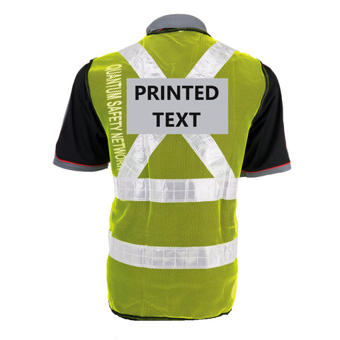 Orex High Visibility Vest (Yellow) With Printing
