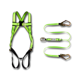 Orex Value-X Safety Harness and Dual Webbing-Type Lanyard