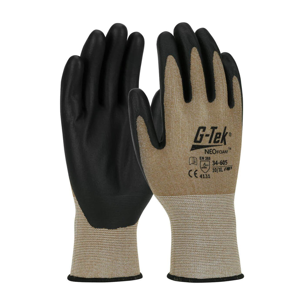 PIP 34-605 G-Tek NeoFoam Touchscreen Compatible NeoFoam Coated Nylon Gloves