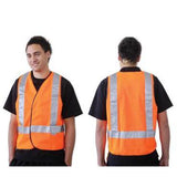 PROchoice Safety Fluorescent H-Back Vest for Day and Night Use (2 Colour Options)