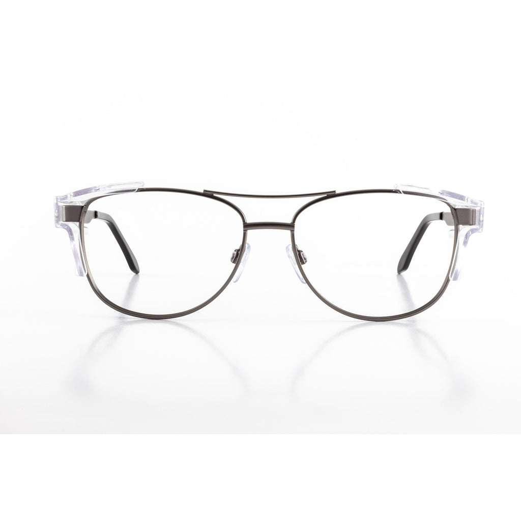 Riley R107 Classic Aviator Style Metal RX Frame for Prescription Safety Glasses