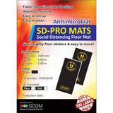 SCOM SD-Pro Anti-Microbial Social Distancing Floor Mat