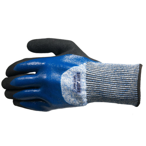 Safety Jogger Protector Nitrile & Foam Nitrile Coated Palm & HPPE Lined Gloves (EN388)