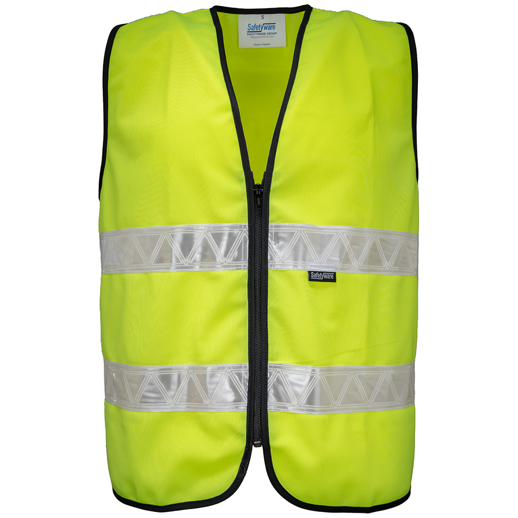 Safetyware Work Series Safety Vest with Silver Reflective Tape