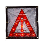 Star Plastic Reflective LED Traffic Warning Sign